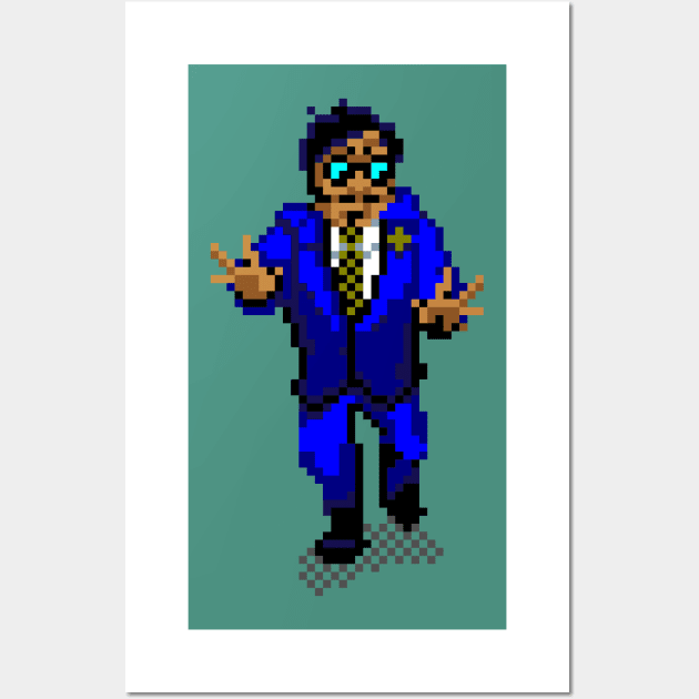 8-Bit Mr. Lobo Wall Art by OSI 74